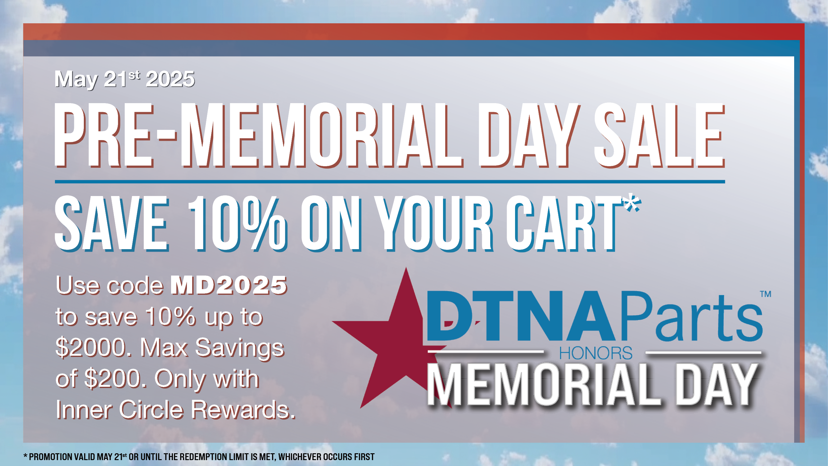 Memorialday Dtnapartswebsite Code